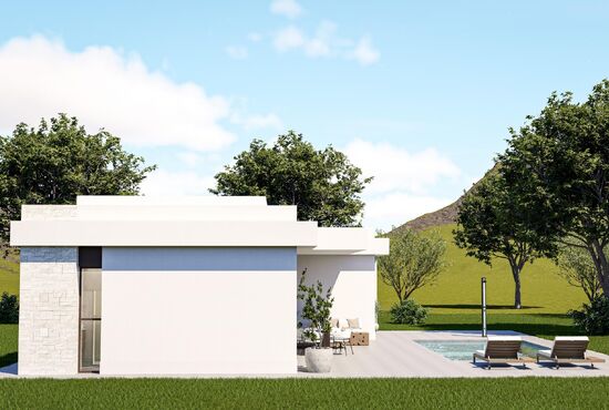 2-izb. Vila Na predaj, Alicante, Pinoso, Španielsko [N9694]