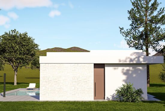 2-izb. Vila Na predaj, Alicante, Pinoso, Španielsko [N9694]