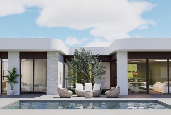 3-izb. Vila Na predaj, Alicante, Pinoso, Španielsko [N9698]