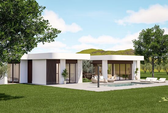 3-izb. Vila Na predaj, Alicante, Pinoso, Španielsko [N9698]