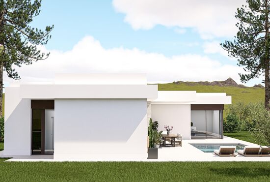 3-izb. Vila Na predaj, Alicante, Pinoso, Španielsko [N9699]