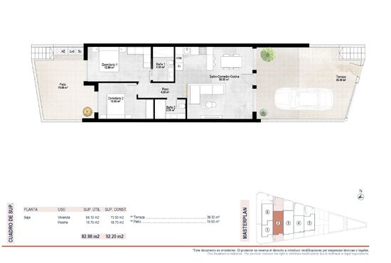 2-izb. Bungalov Na predaj, Murcia, San Pedro del Pinatar, Španielsko [N9705]