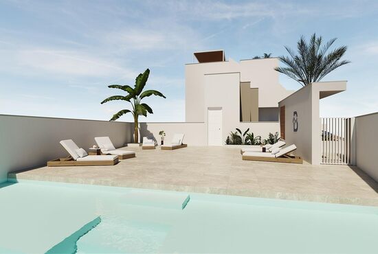2-izb. Bungalov Na predaj, Murcia, San Pedro del Pinatar, Španielsko [N9705]